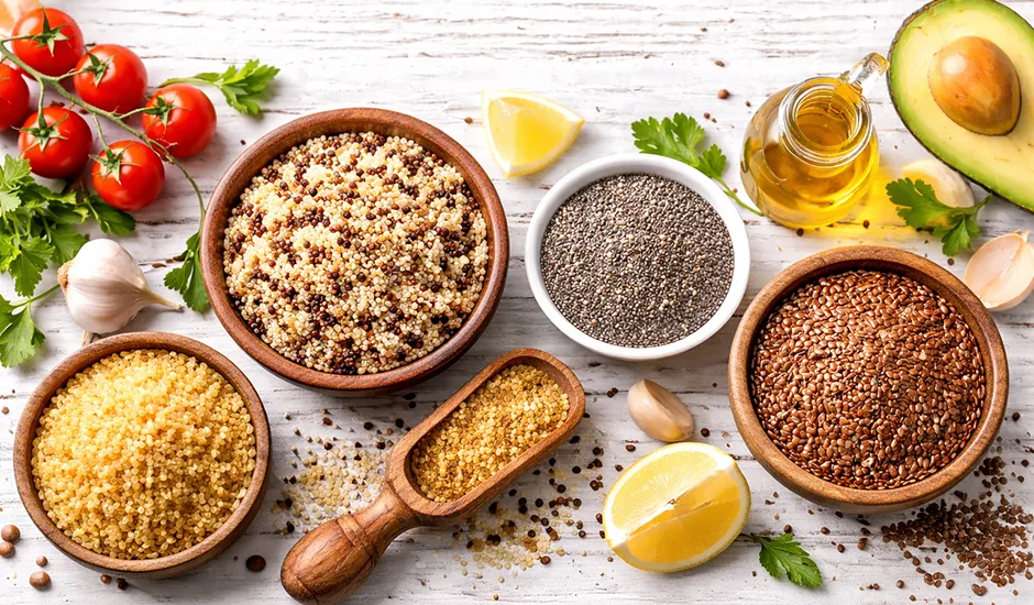 Is There Such a Thing as a "Miracle Food"? A Comparison of Quinoa, Bulgur, Chia, and Flaxseed